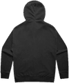 Am image of a Custom AS Colour Relax Faded Zip Hood in Faded Black!