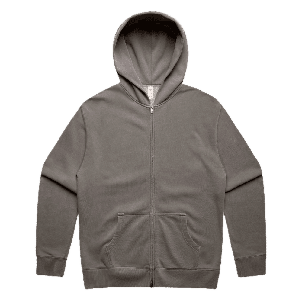 AS Colour Relax Faded Zip Hood in Faded Grey