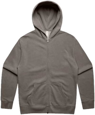 Am image of a Custom AS Colour Relax Faded Zip Hood in Faded Grey!