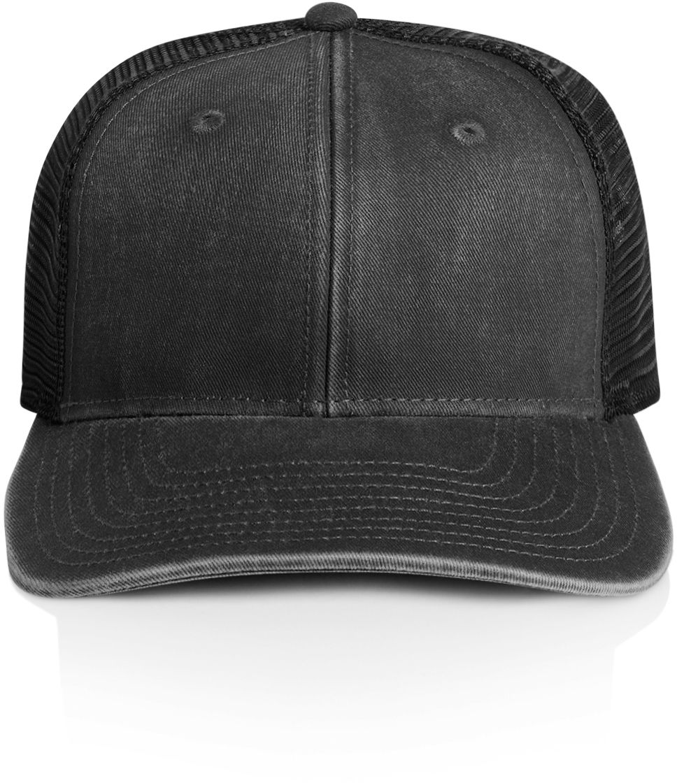 AS Colour Stock Faded Trucker in Faded Black