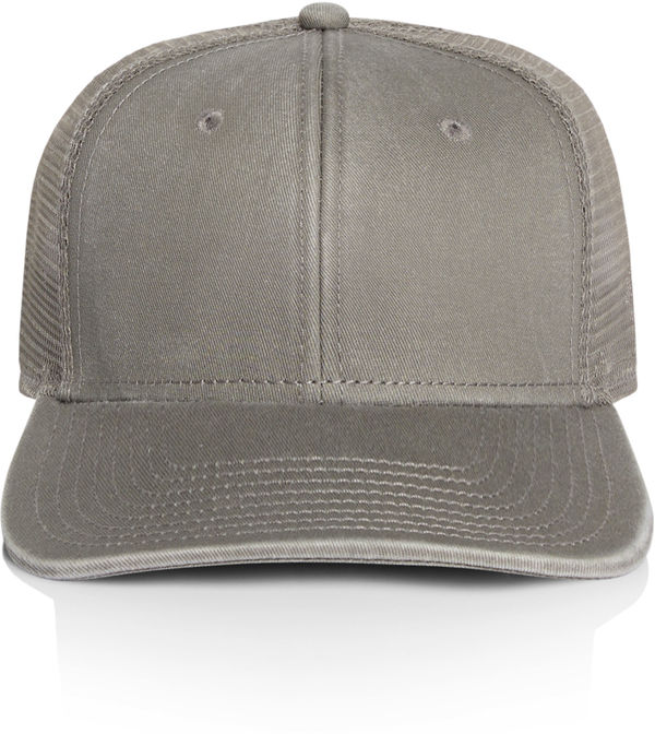 An image of a Custom AS Colour Stock Faded Trucker in Faded Grey!