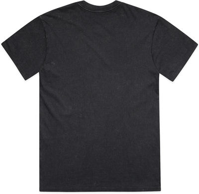 Am image of a Custom AS Colour Stone Wash Heavy Tee in Black Stone!