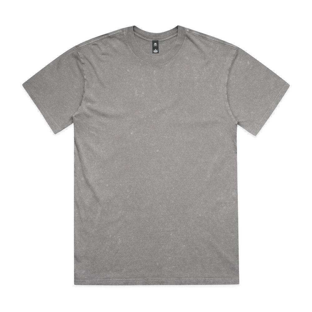 AS Colour Stone Wash Heavy Tee in Grey Stone