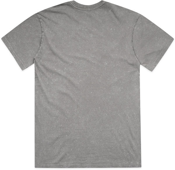 Am image of a Custom AS Colour Stone Wash Heavy Tee in Grey Stone!
