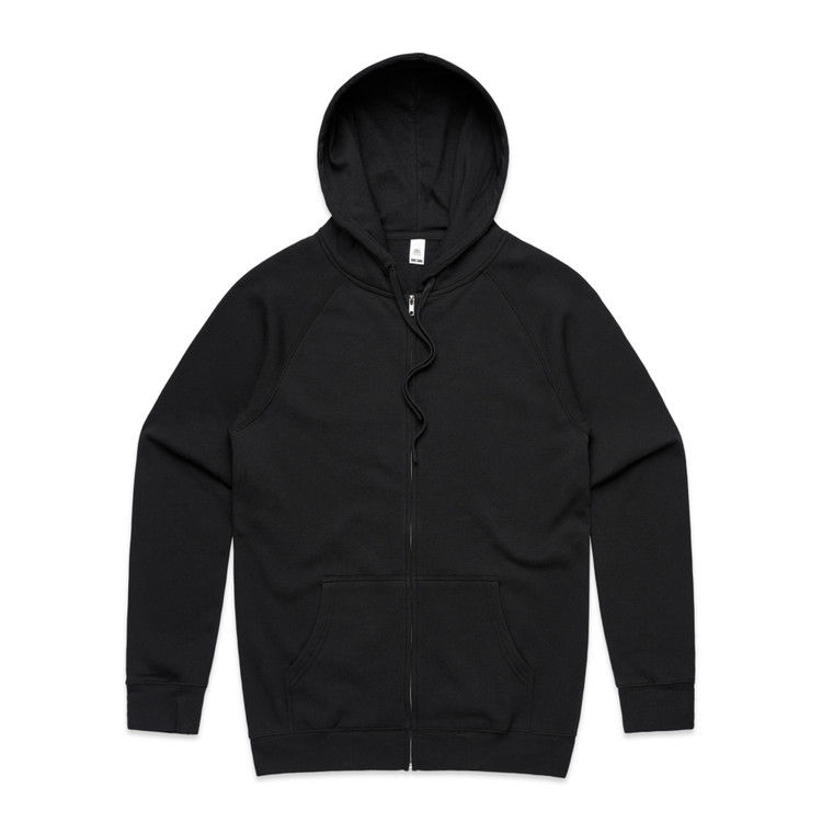 AS Colour Supply Zip Hood in Black