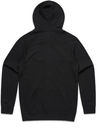 Am image of a Custom AS Colour Supply Zip Hood in Black!