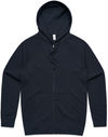 Am image of a Custom AS Colour Supply Zip Hood in Navy!