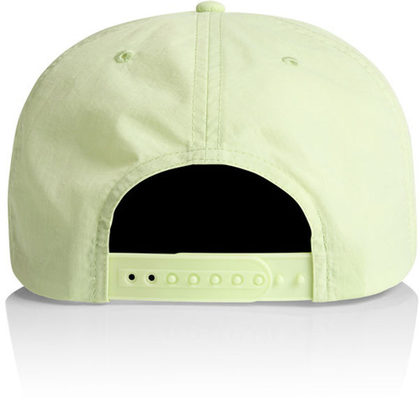 An image of a Custom AS Colour Surf Cap in Lime!