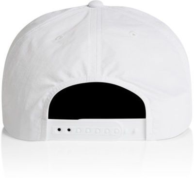 Am image of a Custom AS Colour Surf Cap in White!