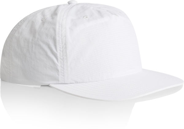 An image of a Custom AS Colour Surf Cap in White!