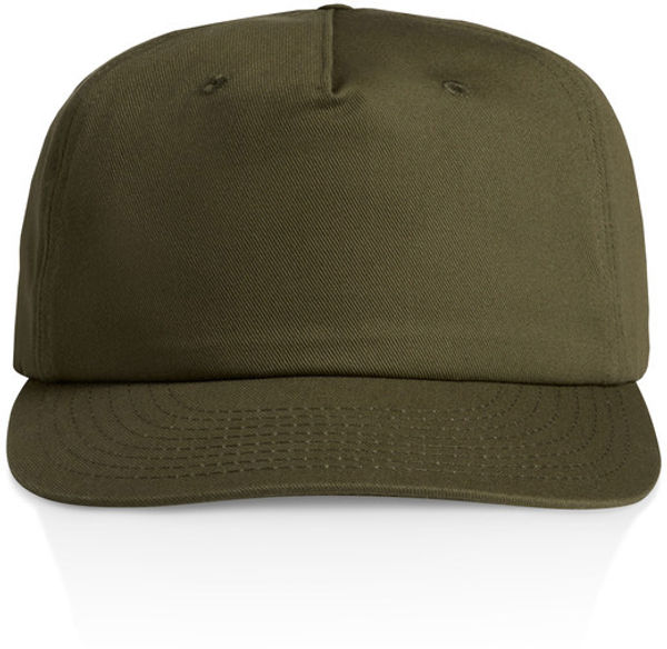 Am image of a Custom AS Colour Surf Cotton Cap in Army!