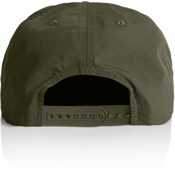 An image of a Custom AS Colour Surf Rope Cap in Army/White!