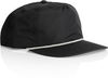 An image of a Custom AS Colour Surf Rope Cap in Black/White!