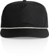 An image of a Custom AS Colour Surf Rope Cap in Black/White!