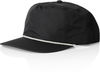 An image of a Custom AS Colour Surf Rope Cap in Black/White!