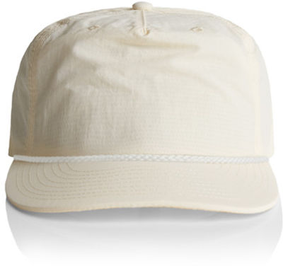 Am image of a Custom AS Colour Surf Rope Cap in Ecru!