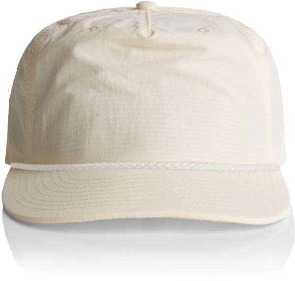 An image of a Custom AS Colour Surf Rope Cap in Ecru!