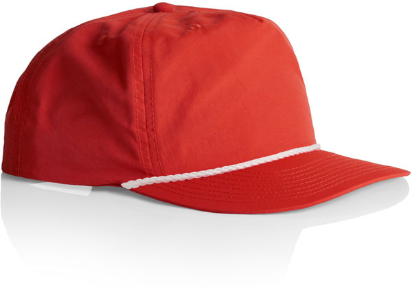 An image of a Custom AS Colour Surf Rope Cap in Fire/White!