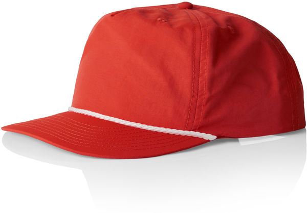 An image of a Custom AS Colour Surf Rope Cap in Fire/White!