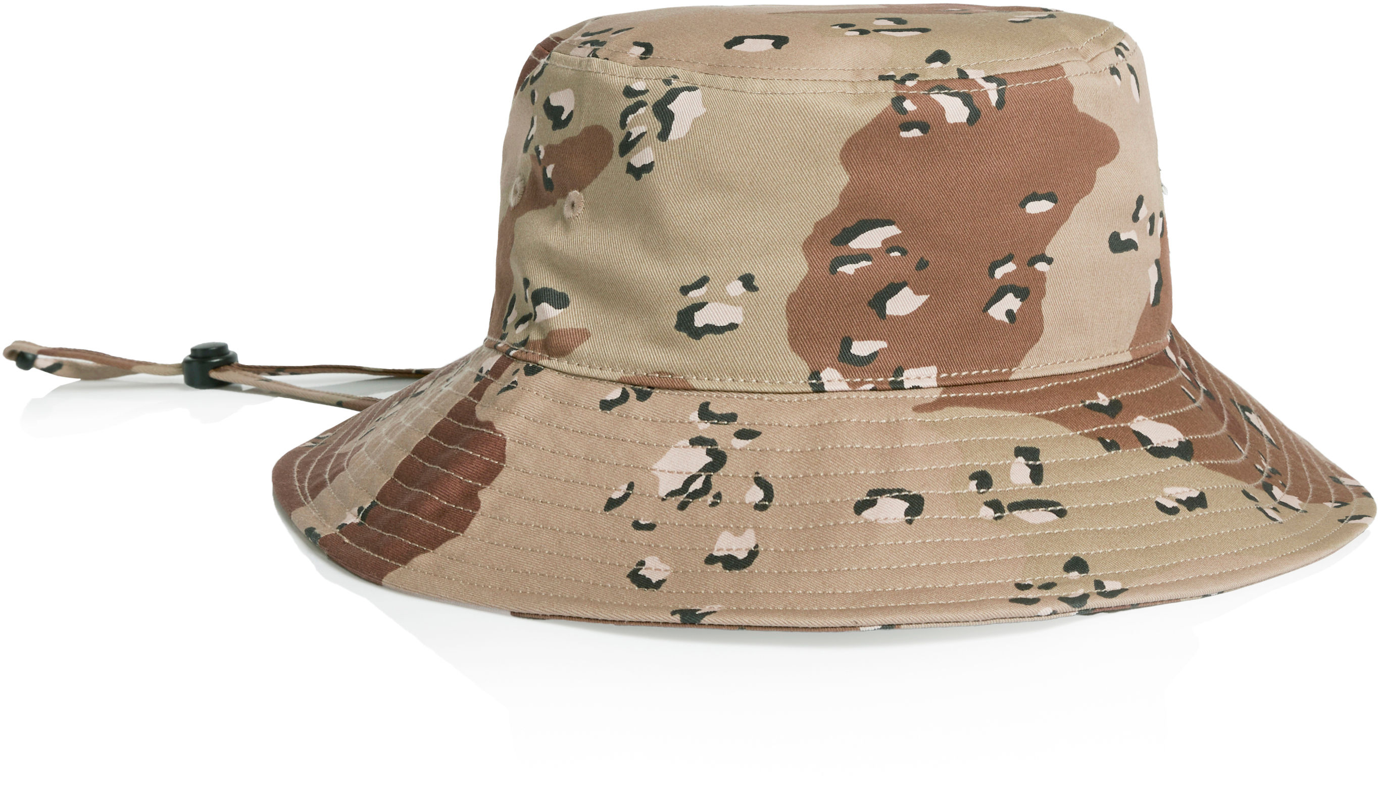 AS Colour Wide Brim Camo Bucket Hat in Desert Camo