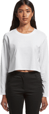 An image of a Custom AS Colour Women's Crop Long Sleeve Tee!
