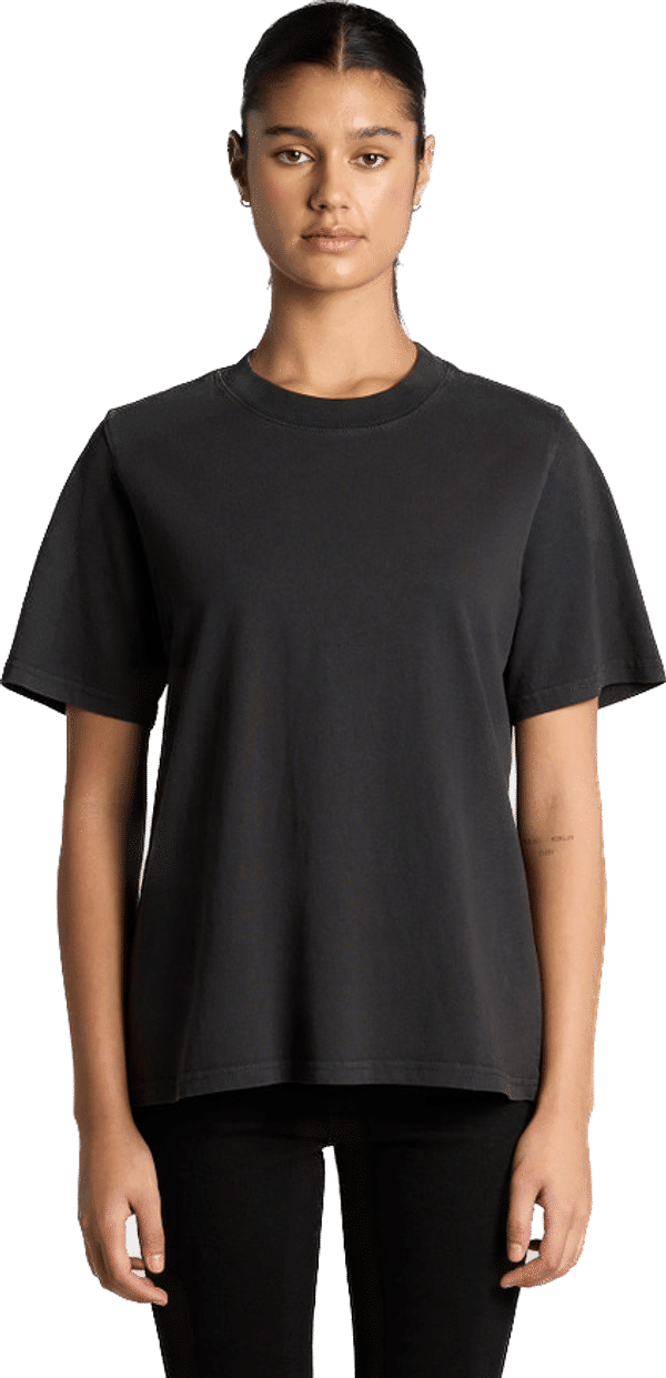 An image of a Custom AS Colour Womens Heavy Faded Tee!
