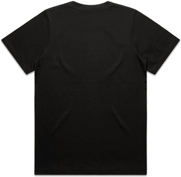 An image of a Custom AS Colour Womens Heavy Tee in Black!