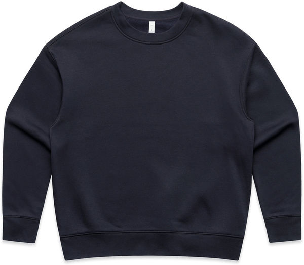 An image of a Custom AS Colour Womens Relax Crew in Ink Blue!