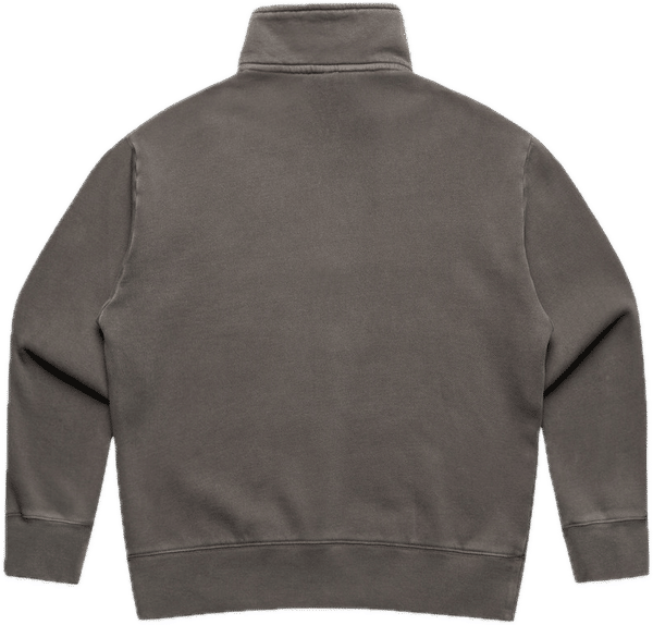 Am image of a Custom AS Colour Womens Relax Faded Half Zip in Faded Grey!