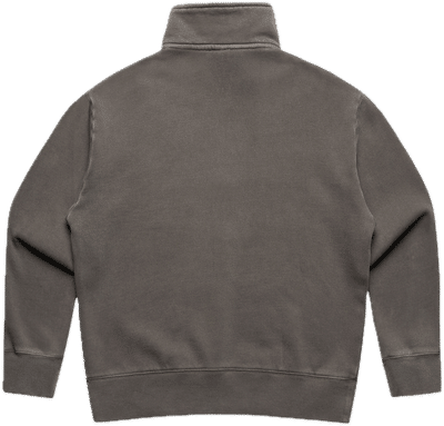 Am image of a Custom AS Colour Womens Relax Faded Half Zip in Faded Grey!
