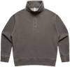 Am image of a Custom AS Colour Womens Relax Faded Half Zip in Faded Grey!