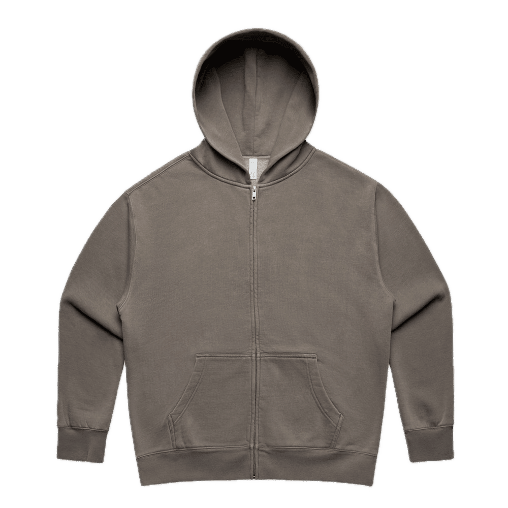 AS Colour Womens Relax Faded Zip Hood in Faded Grey