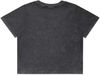 Am image of a Custom AS Colour Womens Stone Wash Heavy Crop in Black Stone!