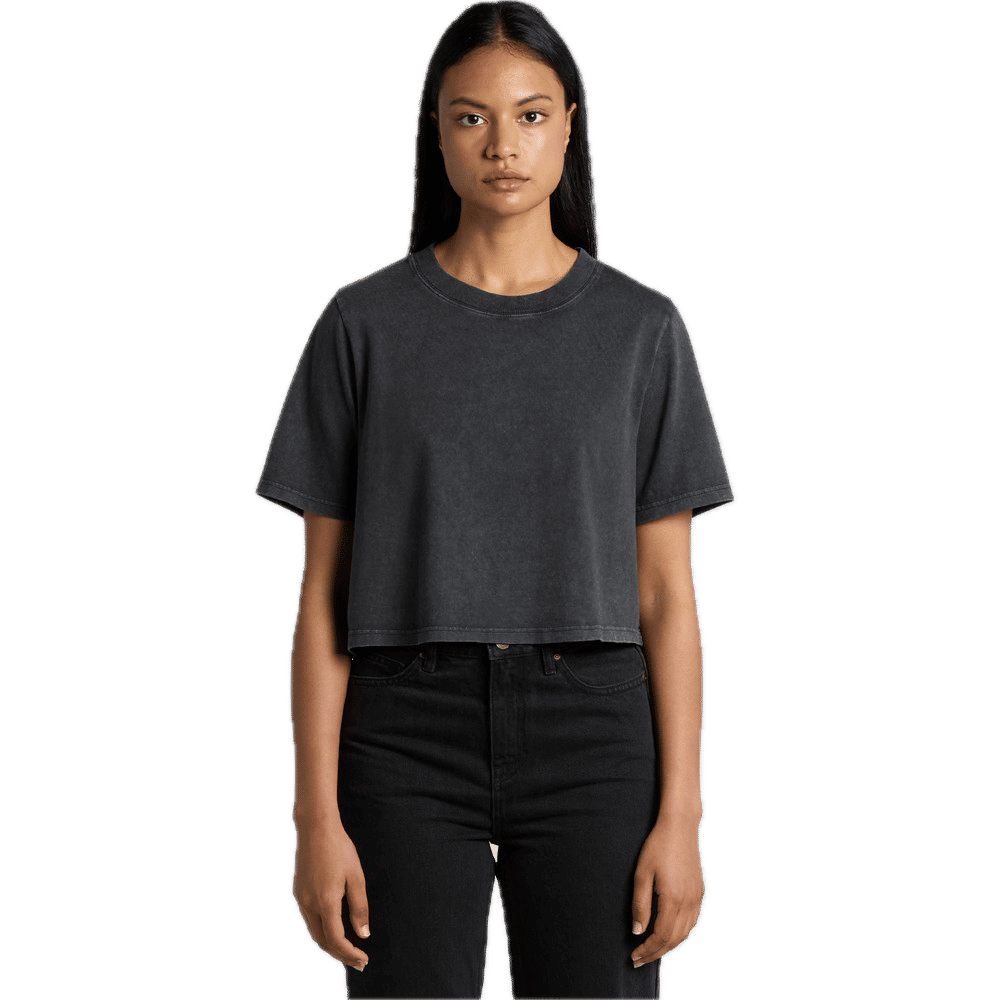 AS Colour Womens Stone Wash Heavy Crop