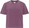 An image of a Custom ATC Authentic Colours Garment Dyed Heavyweight Ladies Boxy Tee in Berry!