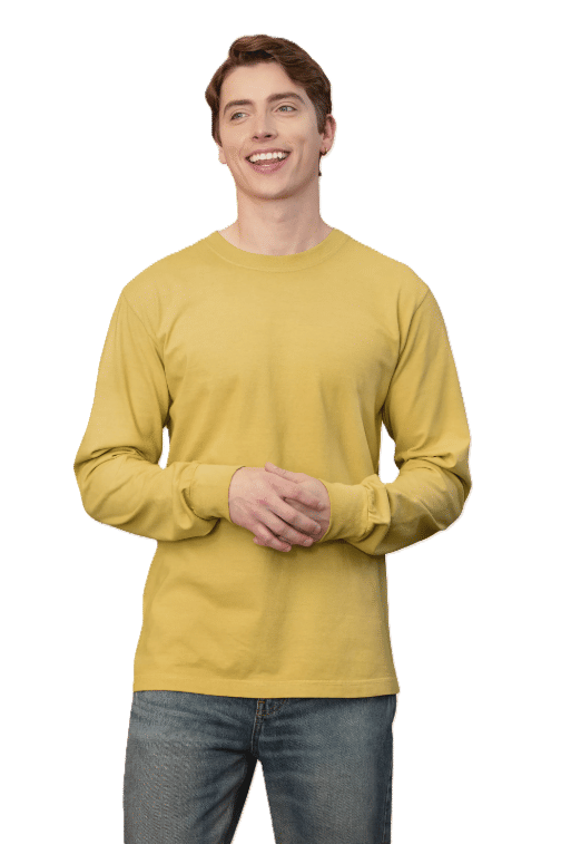 ATC Authentic Colours Garment Dyed Heavyweight Long Sleeve Tee
