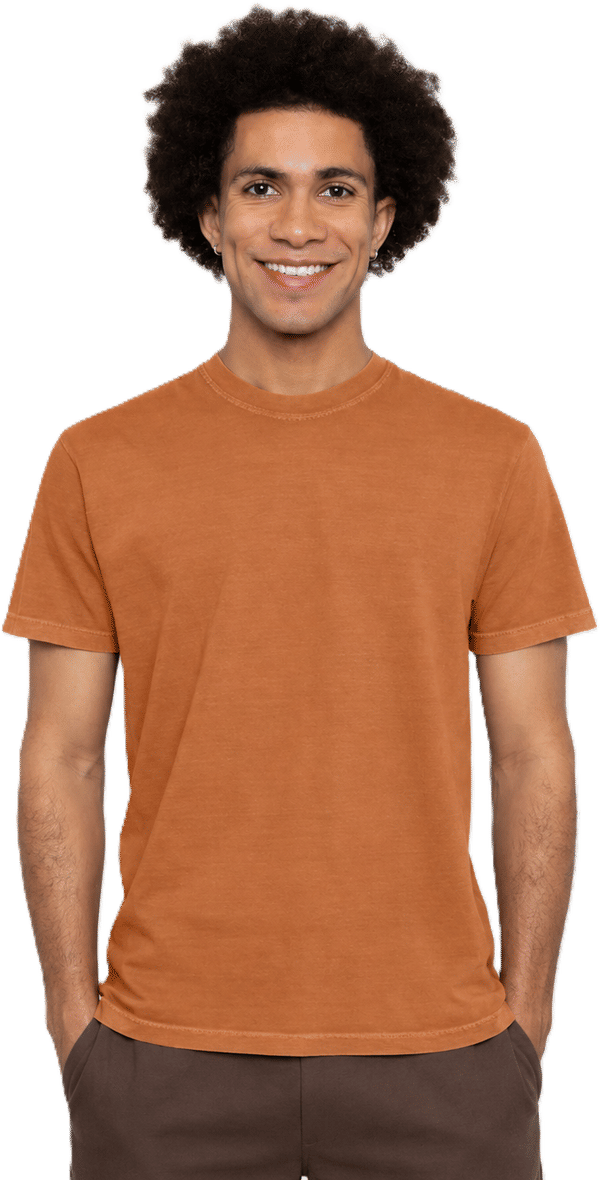 An image of a Custom ATC Authentic Colours Garment Dyed Heavyweight Tee!