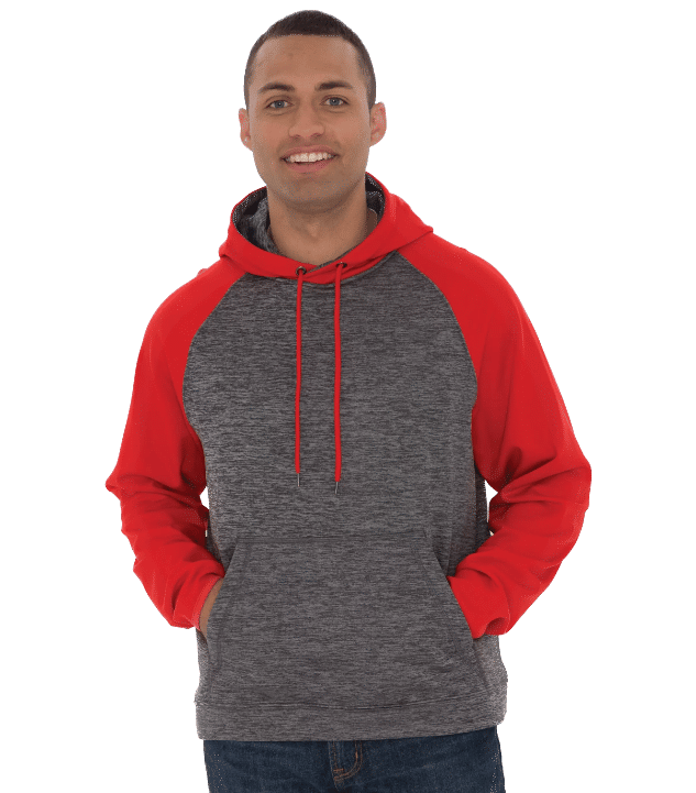 ATC Dynamic Heather Fleece Two Tone Hooded Sweatshirt