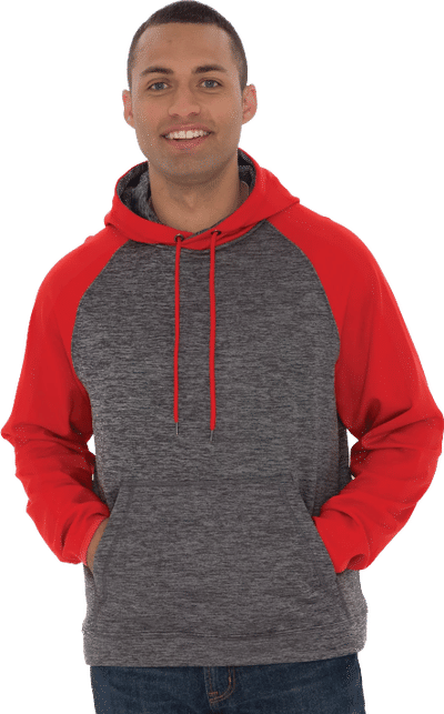 An image of a Custom ATC Dynamic Heather Fleece Two Tone Hooded Sweatshirt!