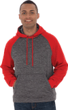 An image of a Custom ATC Dynamic Heather Fleece Two Tone Hooded Sweatshirt!