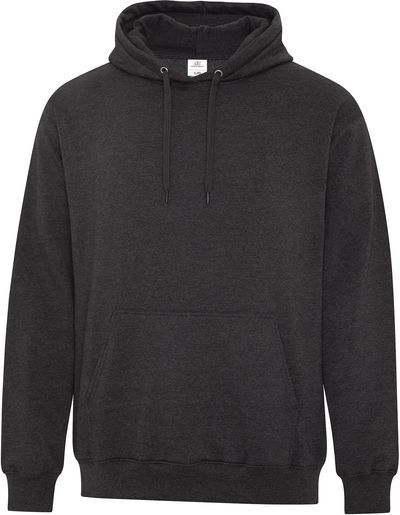 Am image of a Custom ATC Earth Wash Tourbillon Fleece Hooded Sweatshirt in Black!