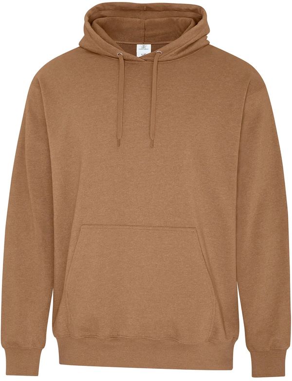 Am image of a Custom ATC Earth Wash Tourbillon Fleece Hooded Sweatshirt in Caramel!