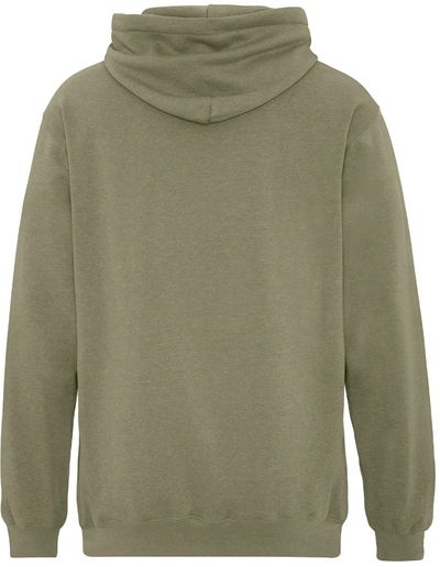 Am image of a Custom ATC Earth Wash Tourbillon Fleece Hooded Sweatshirt in Military!