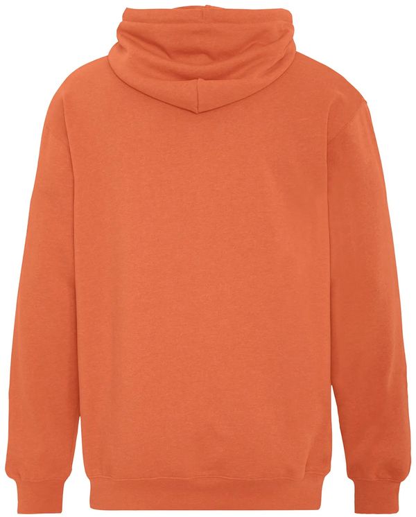 Am image of a Custom ATC Earth Wash Tourbillon Fleece Hooded Sweatshirt in Orange!