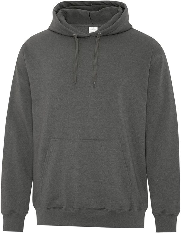 Am image of a Custom ATC Earth Wash Tourbillon Fleece Hooded Sweatshirt in Pewter!