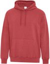 Am image of a Custom ATC Earth Wash Tourbillon Fleece Hooded Sweatshirt in Red!