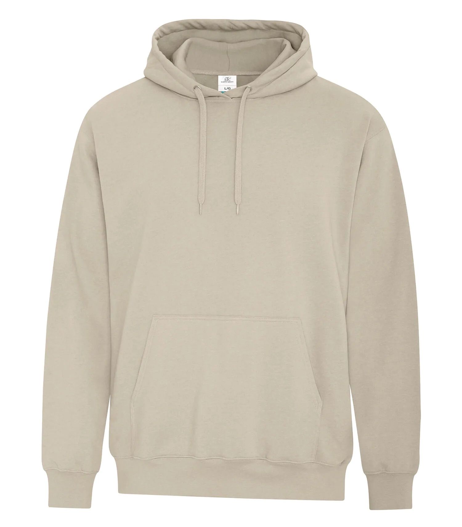ATC Earth Wash Tourbillon Fleece Hooded Sweatshirt in Sand