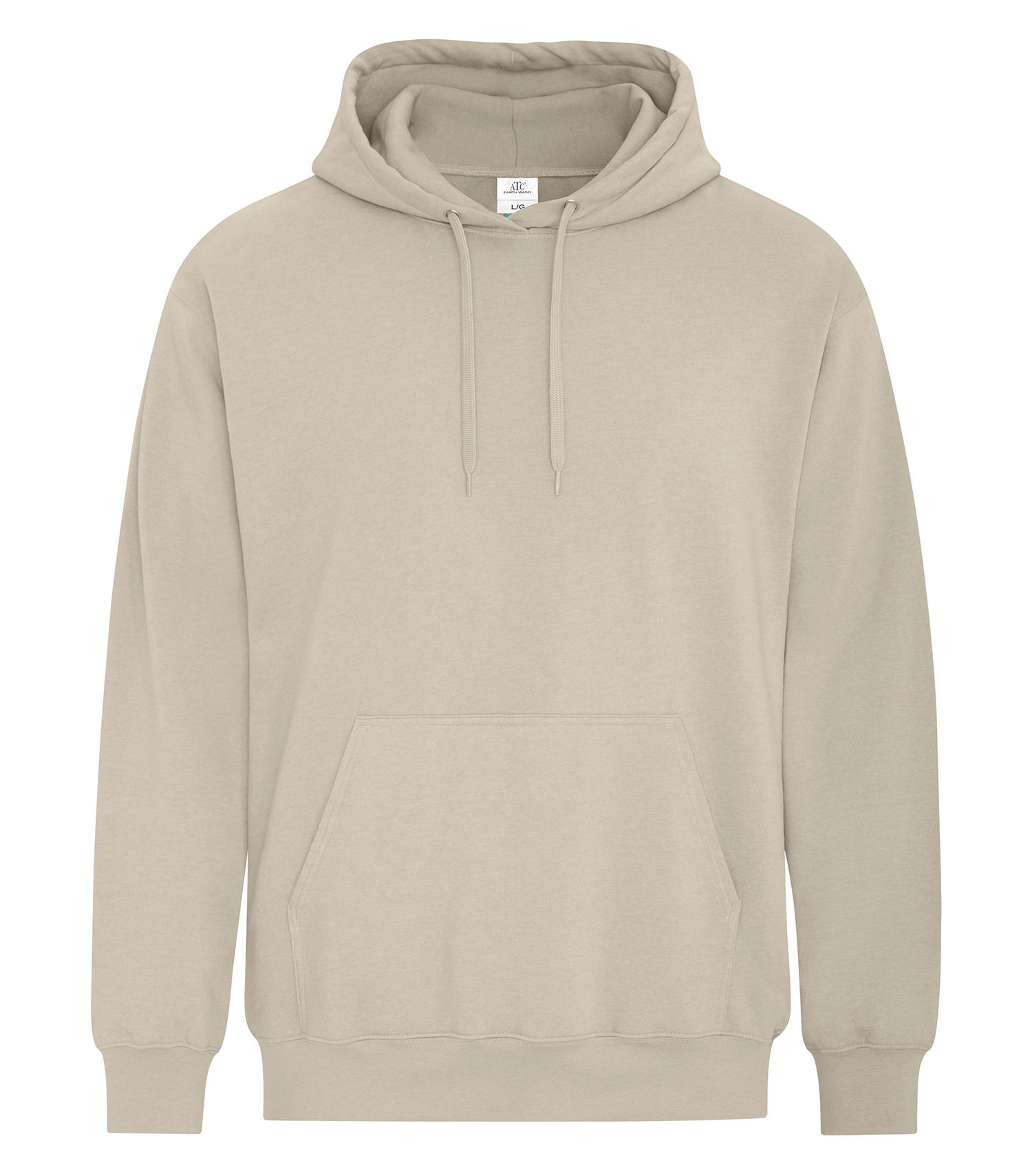 ATC Earth Wash Tourbillon Fleece Hooded Sweatshirt in Sand