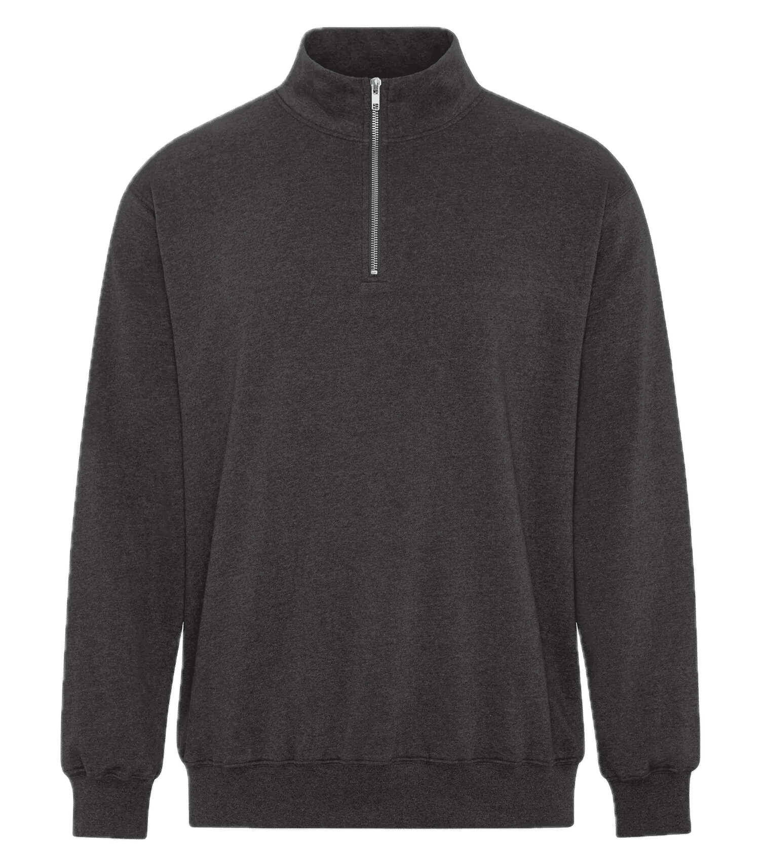 ATC Earth Wash Tourbillon Fleece Quarter Zip Sweatshirt in Black