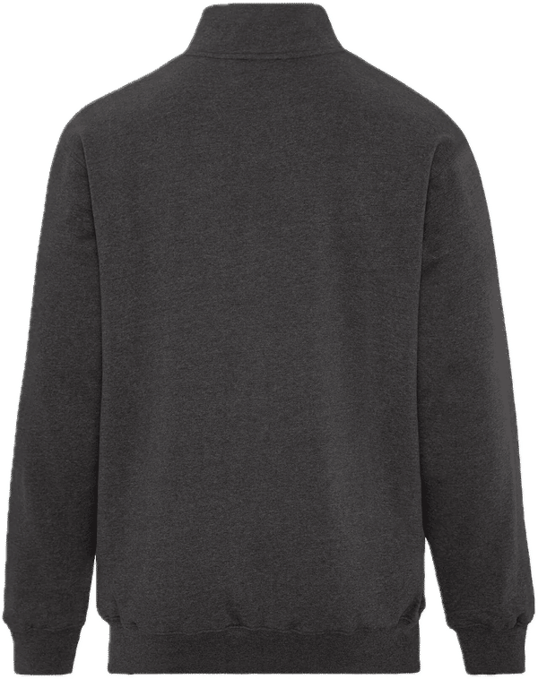 Am image of a Custom ATC Earth Wash Tourbillon Fleece Quarter Zip Sweatshirt in Black!